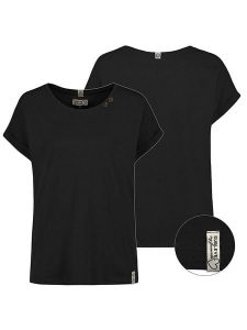 Sublevel Koszulka w kolorze czarnym rozmiar: M. Czarne bluzki Sublevel, m, bez wzorów, bez kołnierzyka, bez ramiączek. Za 57,06 zł.