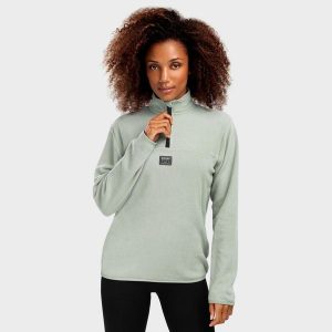 Bluza z cienkiego polaru do sportów zimowych damska Cascade-W. Zielone bluzy SIROKO, na zimę, xl, bez wzorów, z polaru, bez kaptura. Za 292,00 zł.