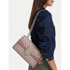 Torebka Nine West. Brązowe listonoszki Nine West, bez wzorów, bez dodatków. Za 329,99 zł.