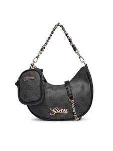 Guess Torebka J6YZ02 W2507 Czarny. Czarne torebki klasyczne Guess, z aplikacjami, ze skóry, bez dodatków. Za 294,99 zł.