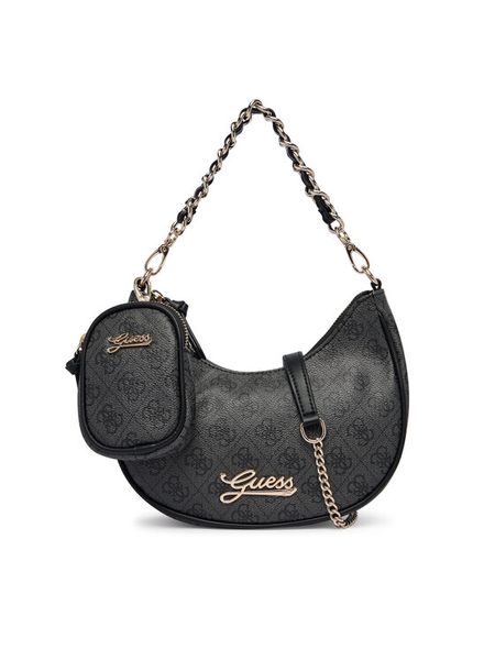 Guess Torebka J6YZ02 W2507 Czarny. Czarne torebki klasyczne Guess, z aplikacjami, ze skóry, bez dodatków. Za 294,99 zł.