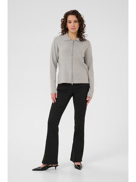 Kaffe Kardigan w kolorze beżowym rozmiar: XXL. Brązowe kardigany Kaffe, prążkowane. Za 173,99 zł.