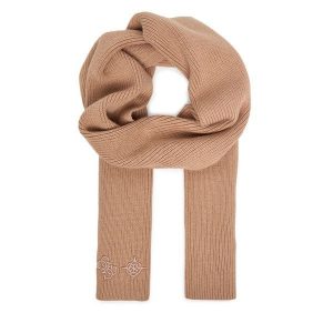 Szalik Guess. Czerwone szaliki Guess, z aplikacjami. Za 279,99 zł.