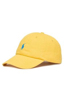 Polo Ralph Lauren Czapka z daszkiem 211912843005 Żółty. Żółte czapki Polo Ralph Lauren, bez wzorów, z bawełny. Za 139,99 zł.