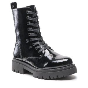 Trapery Jenny Fairy. Czarne buty zimowe Jenny Fairy, bez obcasa, bez zapięcia. Za 84,99 zł.