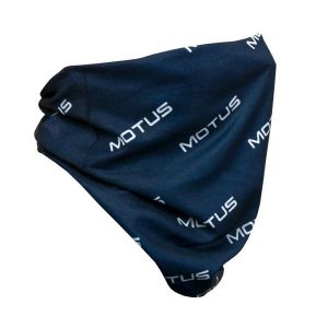 Komin sportowy MOTUS granatowy. Niebieskie szaliki MOTUS, bez wzorów. Za 29,00 zł.