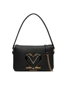 LOVE MOSCHINO Torebka JC4328PP0LKN0000 Czarny. Czarne torebki klasyczne LOVE MOSCHINO, bez wzorów, ze skóry, bez dodatków. Za 629,99 zł.
