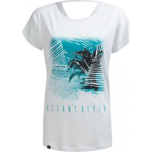 T-shirt damski TSD019 - biały - Outhorn. T-shirty marki Outhorn. W wyprzedaży za 29,99 zł.