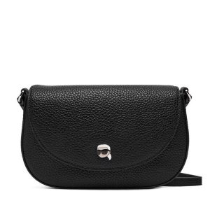 Torebka KARL LAGERFELD. Czarne listonoszki KARL LAGERFELD, bez wzorów, bez dodatków. Za 519,99 zł.