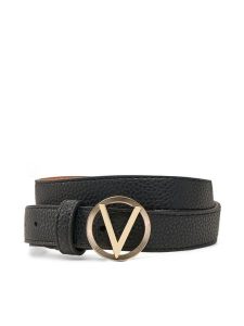 Valentino Pasek VCS7VQ04 Czarny. Czarne paski Valentino, bez wzorów, ze skóry. Za 199,99 zł.
