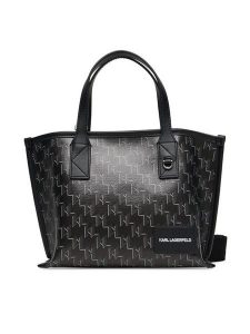 KARL LAGERFELD Torebka A1W30184 Czarny. Czarne torebki klasyczne KARL LAGERFELD, bez wzorów, ze skóry, bez dodatków. Za 599,99 zł.