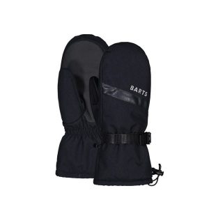 Rękawice narciarskie Barts Freesstyle. Czarne rękawiczki Barts, bez wzorów, z materiału. Za 257,00 zł.