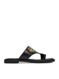 Beverly Hills Polo Club Klapki EO-WI16-ALYSHA-06 Czarny. Czarne klapki Beverly Hills Polo Club, bez wzorów, ze skóry, bez obcasa. Za 279,99 zł.