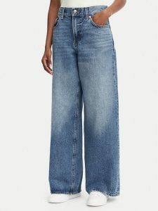 Calvin Klein Jeans Jeansy LV047G912G Granatowy Relaxed Fit. Niebieskie jeansy Calvin Klein Jeans, bez wzorów, z bawełny. Za 409,99 zł.