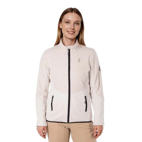 Bluza damska AULP BERTI sportowa elastyczna komfortowa ciepła miękka. Brązowe bluzy Aulp, uniwersalny, bez wzorów, z dzianiny, bez kaptura. W wyprzedaży za 159,99 zł.