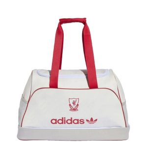 TORBA PIŁKARSKA LIVERPOOL FC ORI. Białe torby podróżne i sportowe ADIDAS, bez wzorów, z materiału. Za 299,00 zł.