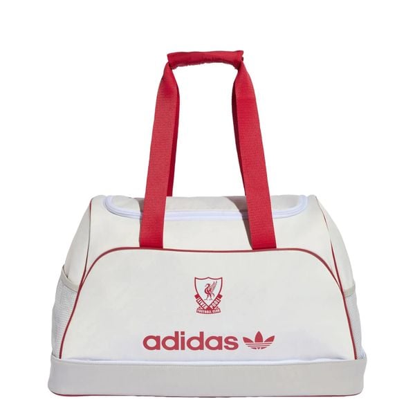 TORBA PIŁKARSKA LIVERPOOL FC ORI. Białe torby podróżne i sportowe ADIDAS, bez wzorów, z materiału. Za 299,00 zł.