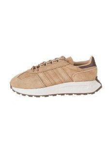 Adidas Skórzane sneakersy "Retropy E5" w kolorze jasnobrązowym rozmiar: 42 2/3. Brązowe trampki ADIDAS, bez wzorów, bez zapięcia. Za 320,63 zł.