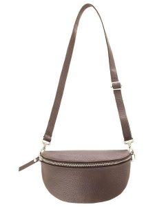 Zwillingsherz Skórzana saszetka "Crossbody" w kolorze brązowym - 23 x 14 cm rozmiar: onesize. Brązowe nerki i saszetki Zwillingsherz, bez wzorów, z materiału. Za 228,21 zł.