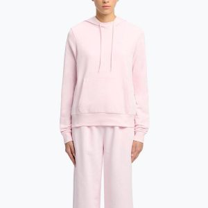 Bluza Reebok Identity Small Logo French Terry Hoodie. Czerwone bluzy REEBOK FITNESS, bez wzorów, bez kaptura. Za 189,99 zł.