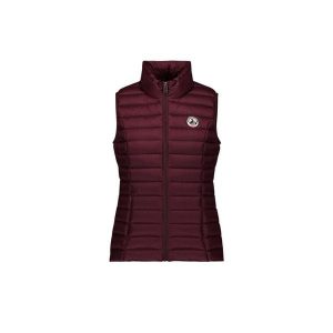 Damska kurtka bez rękawów JOTT Seda. Czerwone kurtki Jott, bez wzorów, z puchu, bez kaptura. Za 591,50 zł.