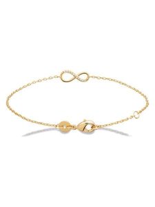 L'Atélier Précieux Pozłacana bransoletka z elementami ozdobnymi rozmiar: onesize. Żółte bransoletki l'Atelier precieux, z cyrkonią, pozłacane. Za 165,99 zł.