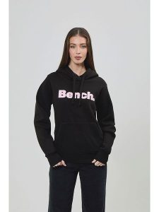 Bench Bluza "Tealy" w kolorze czarnym rozmiar: 36. Czarne bluzy Bench, bez wzorów, z kapturem. Za 92,21 zł.