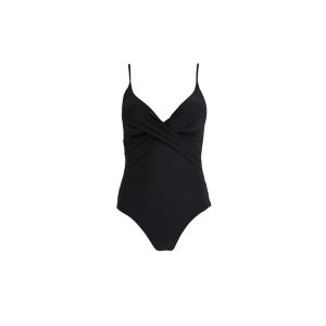 Damski jednoczęściowy kostium kąpielowy Barts Solid. Czarne stroje jednoczęściowe Barts, bez wzorów. W wyprzedaży za 310,50 zł.