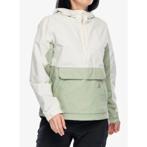Anorak damski Carhartt Loose Lightweight Anorak. Zielone kurtki CARHARTT, bez wzorów, z softshellu, bez kaptura. Za 419,99 zł.