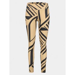 Legginsy damskie Luhta Iskoinen. Brązowe legginsy Luhta, bez wzorów. Za 299,00 zł.