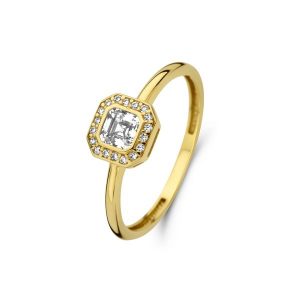Beloro Pierścionek Beloro Jewels Monte Napoleone Sofia złoty - 9-karatowe złoto Pierścionki 1 ct Damski. Żółte pierścionki Beloro, złote. Za 446,99 zł.