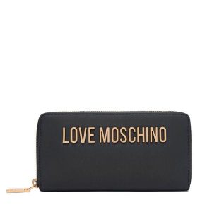Portfel LOVE MOSCHINO. Czarne portfele LOVE MOSCHINO, bez wzorów. Za 439,99 zł.