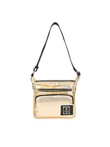 Monnari Torebka TORIMP0-24Z-BAG4680-K023D000 Złoty. Żółte listonoszki Monnari, bez wzorów, ze skóry, bez dodatków. Za 119,99 zł.