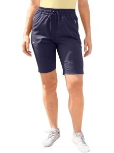 WITT WEIDEN Szorty w kolorze granatowym rozmiar: 40. Niebieskie szorty WITT WEIDEN, bez wzorów, z podwyższonym stanem. Za 43,99 zł.