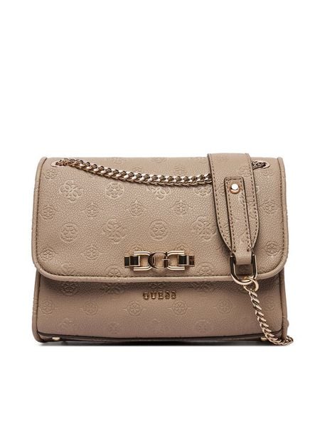Guess Torebka Anise HWPD99 16210 Beżowy. Brązowe listonoszki Guess, z aplikacjami, bez dodatków. Za 589,99 zł.