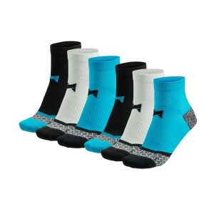 Skarpety do biegania - Uniseks - 6 szt. Niebieskie skarpetki XTREME, bez wzorów, z elastanu. Za 185,79 zł.
