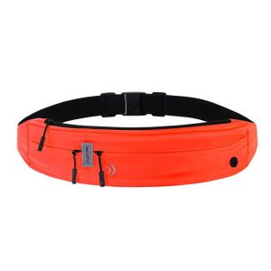 Saszetka na pasku do biegania Waterfly Sport Running 3.0. Czerwone nerki i saszetki WATERFLY, bez wzorów, z lycry. W wyprzedaży za 83,99 zł.