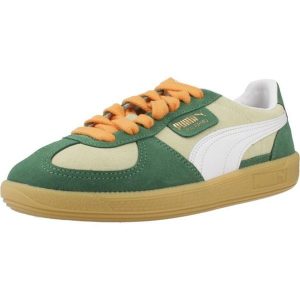 Buty PUMA YELLOW PALERMO Zielony. Zielone buty trekkingowe Puma, ze skóry, bez zapięcia. Za 292,99 zł.