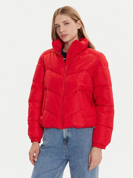 Vero Moda Kurtka zimowa Gario 10309844 Czerwony Regular Fit. Czerwone kurtki Vero Moda, na zimę, xs, bez wzorów, z syntetyku, bez kaptura. Za 99,99 zł.