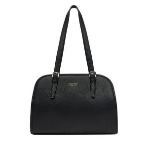 Torebka Nine West. Czarne torebki klasyczne Nine West, bez wzorów, bez dodatków. Za 229,99 zł.