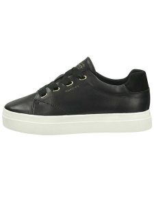 GANT Footwear Skórzane sneakersy "Gant" w kolorze czarnym rozmiar: 40. Czarne trampki GANT Footwear, bez wzorów, bez zapięcia. Za 188,40 zł.