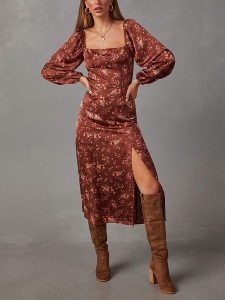 LA Angels Sukienka w kolorze jasnobrązowym rozmiar: M. Brązowe sukienki LA Angels, na co dzień, m, bez wzorów, bez kołnierzyka, bez ramiączek, midi, proste. Za 195,99 zł.