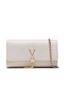Valentino Torebka Divina Sa VBS1IJ01 Złoty. Żółte torebki klasyczne Valentino, bez wzorów, ze skóry, bez dodatków. Za 239,99 zł.
