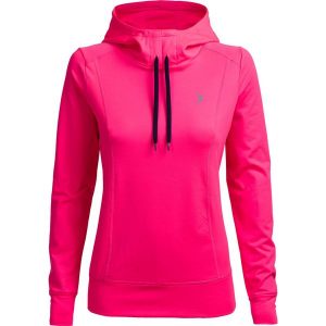 Bluza damska BLD601 - różowy neon - Outhorn. Czerwone bluzy marki Outhorn, na lato, z materiału. W wyprzedaży za 59,99 zł.