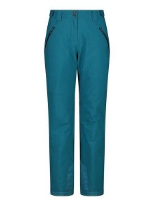 CMP Spodnie narciarskie w kolorze turkusowym rozmiar: 42. Niebieskie spodnie dresowe CMP, m, bez wzorów. Za 284,82 zł.