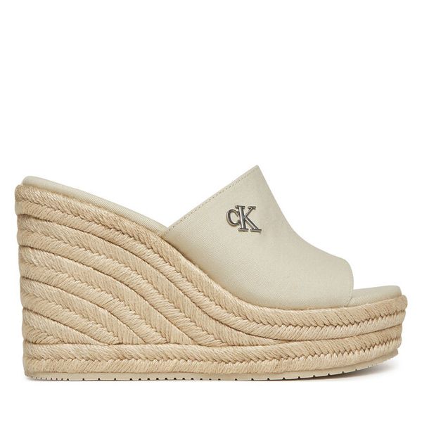 Espadryle Calvin Klein Jeans. Espadryle Calvin Klein Jeans, bez wzorów, z jeansu, bez obcasa. Za 259,99 zł.