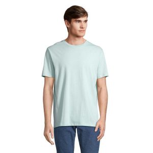 Koszulka Organiczna Unisex Dla Dorosłych Legend. Niebieskie bluzki SOL'S, l, bez wzorów, sportowe, bez kołnierzyka, bez ramiączek. Za 47,99 zł.