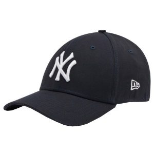Czapka z daszkiem New Era 39THIRTY MLB NY New York Yankees 10145636 M - L. Niebieskie czapki New Era, bez wzorów, sportowe. Za 99,99 zł.