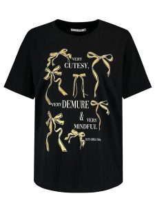 Sublevel Koszulka w kolorze czarnym rozmiar: S. Czarne bluzki Sublevel, s, bez wzorów, z bawełny, bez kołnierzyka, bez ramiączek. Za 52,55 zł.