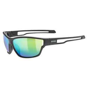 Okulary Uvex przeciwsłoneczne SportStyle 806 Black Matt Green. Czarne okulary przeciwsłoneczne UVEX. Za 229,00 zł.